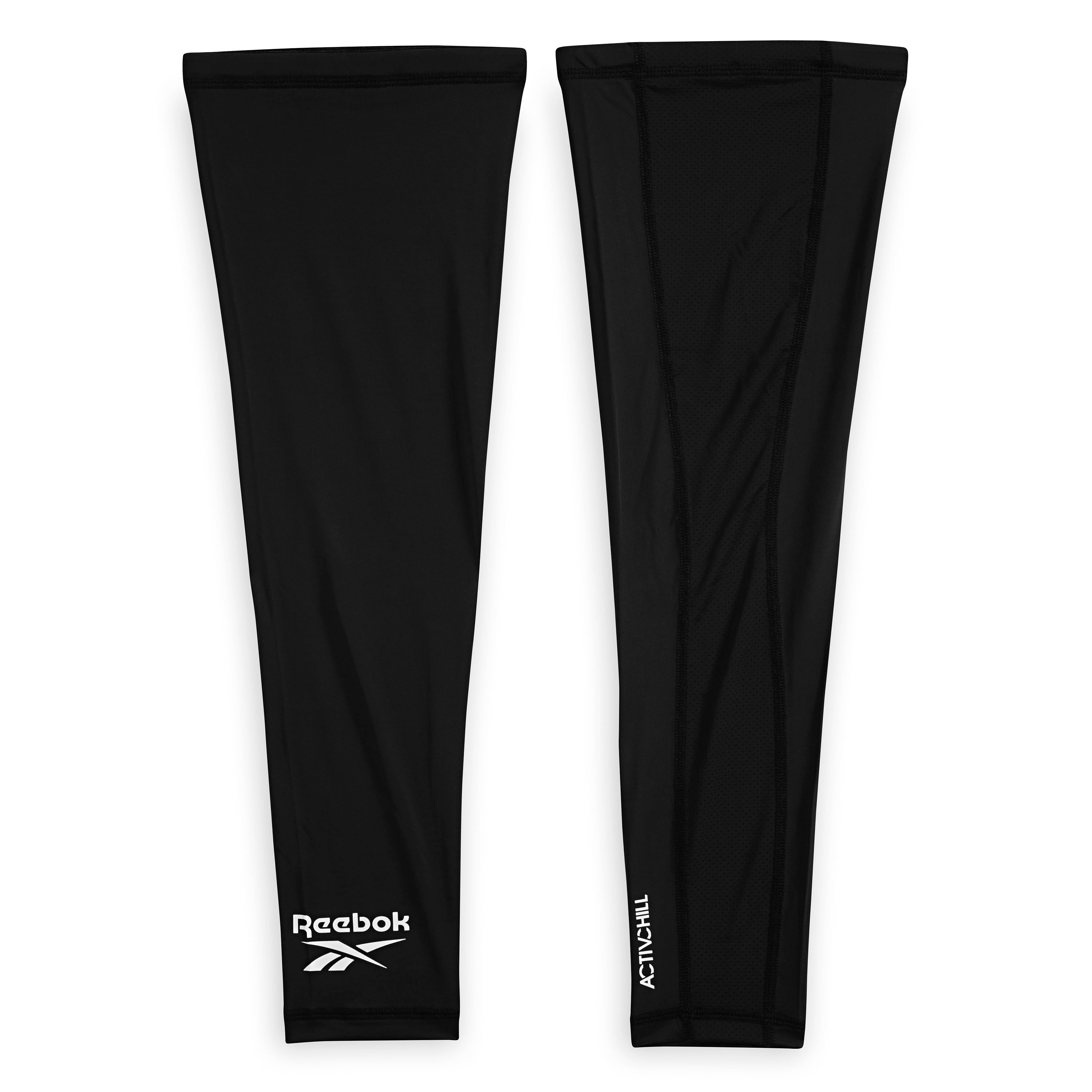 Reebok Leg Sleeves Black both sleeves straight